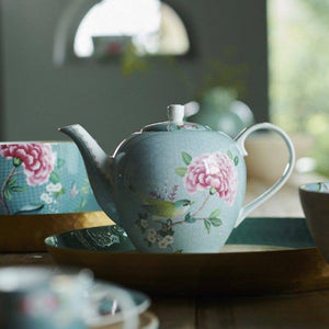 TEAPOT LARGE BLUSHING BIRDS BLUE 1.6ltr