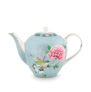 TEAPOT LARGE BLUSHING BIRDS BLUE 1.6ltr