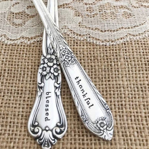 VINTAGE CUTLERY STAMPED WITH MESSAGE - PRE ORDER