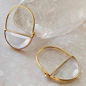 MACKE EARRINGS - CLEAR