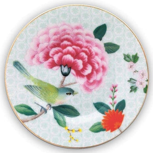 PETIT FOUR PLATES - BLUSHING BIRDS WHITE - 12CM