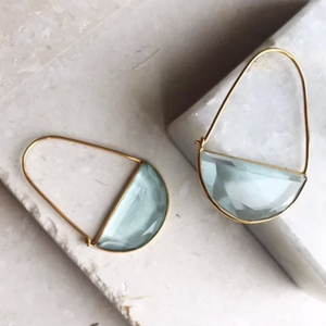MACKE EARRINGS - SOFT BLUE