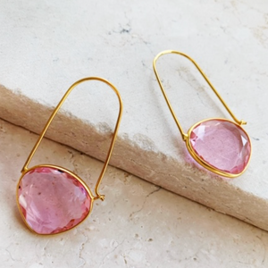 NAOMI EARRINGS - SOFT PINK