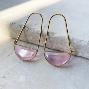 MACKE MINI EARRINGS - SOFT PINK