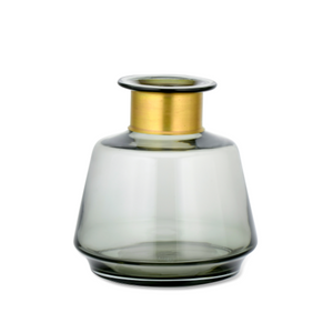 MIZA GLASS VASE GREEN - WIDE AND TALL OPTIONS