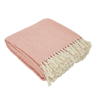 CORAL ECO-FRIENDLY DIAMOND BLANKET