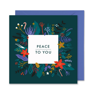 PEACE TO YOU CHRISTMAS CARD