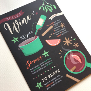 MULLED WINE CHRISTMAS CARD