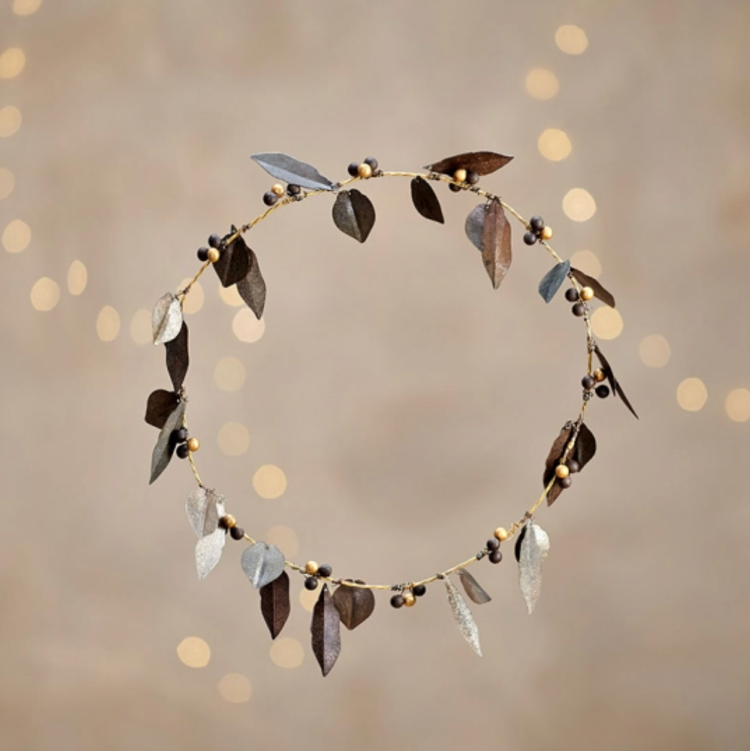 TULA WREATH - DEEP BRASS