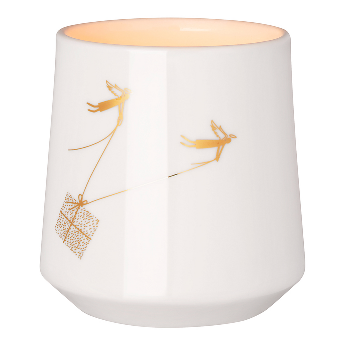 WINTER CANDLE HOLDER - PARCEL SERVICE - LARGE