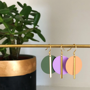 SOLAR EARRINGS - SAND