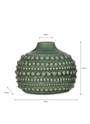 CERAMIC CASTELLO BOTTLE VASE - SMALL