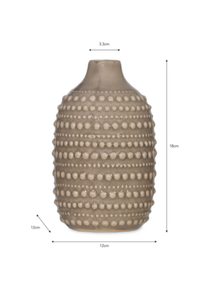 CERAMIC CASTELLO BOTTLE VASE - LARGE