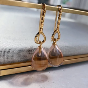 HELENA EARRINGS - CHAMPAGNE