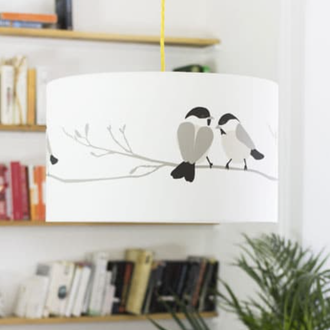 WILLOW TIT LAMPSHADE BY LORNA SYSON - Feather & Twigs