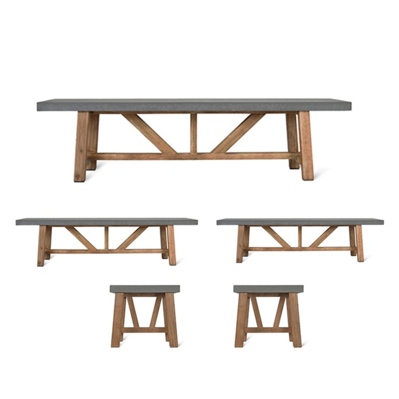Chilson table and bench set sales