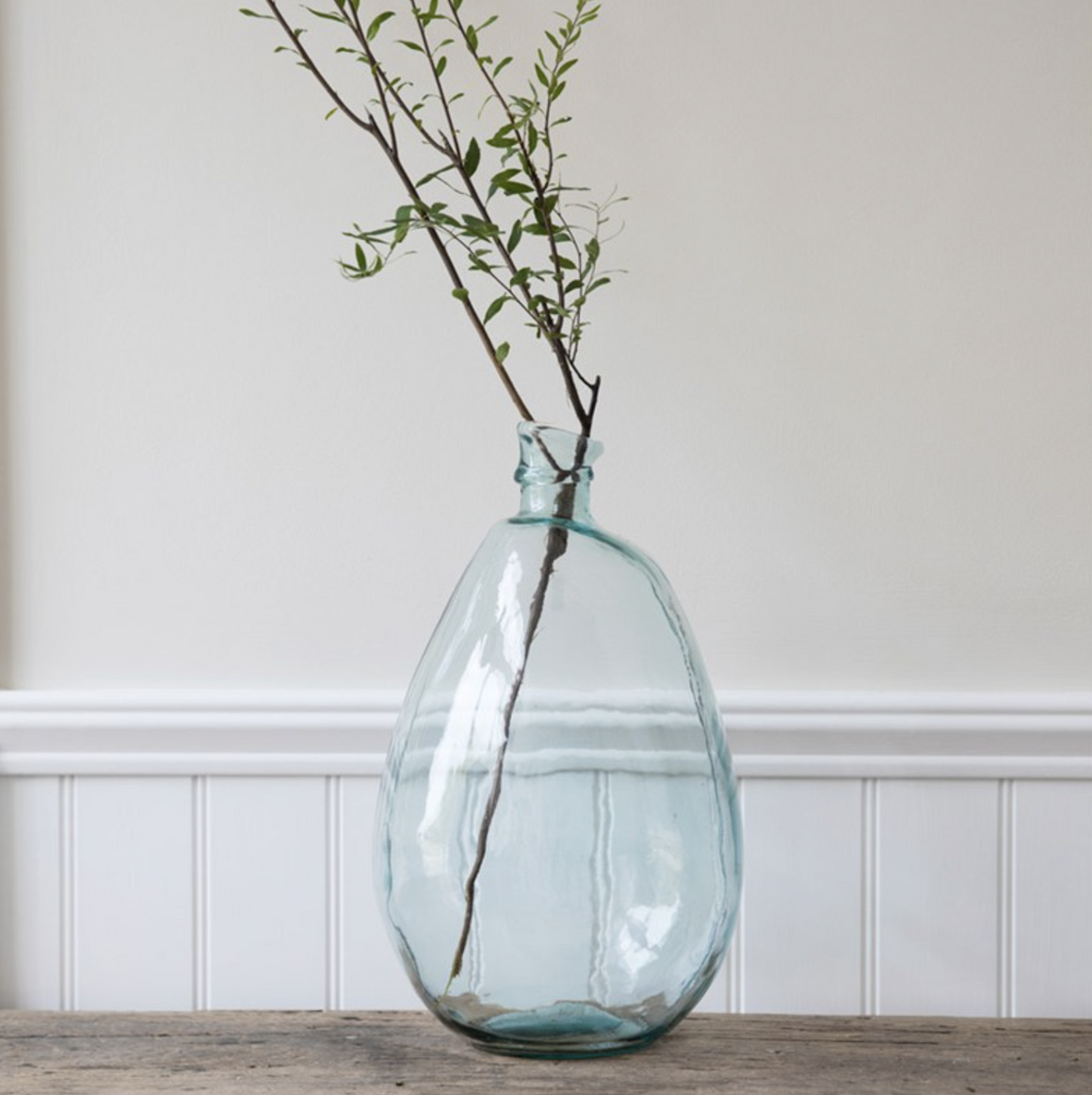 BUBBLE VASE - TALL - RECYCLED GLASS