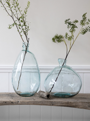 BUBBLE VASE - TALL - RECYCLED GLASS