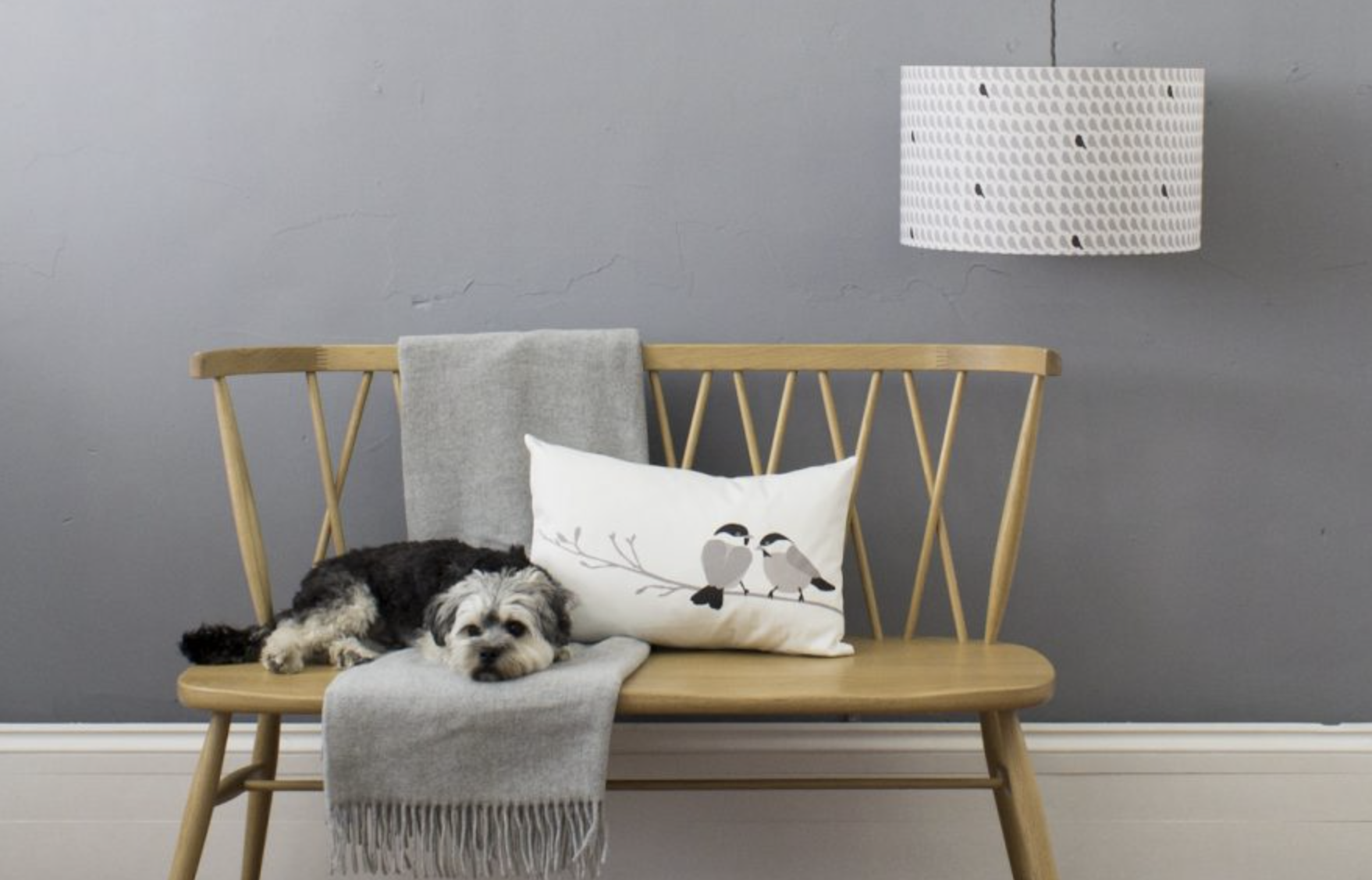 WILLOW TIT CUSHION BY LORNA SYSON - Feather & Twigs