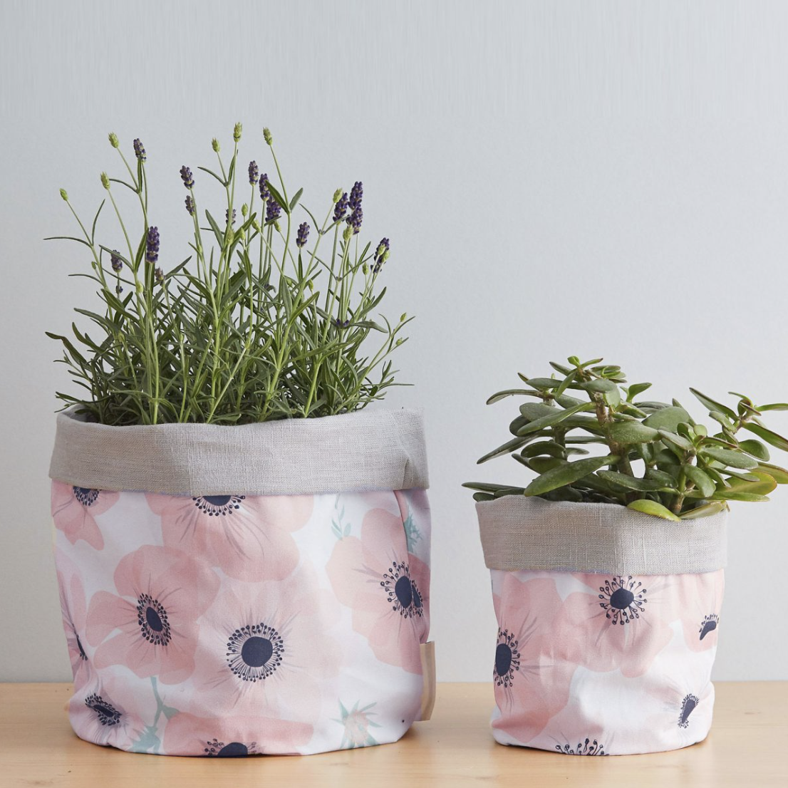 PINK POPPY PLANT POT