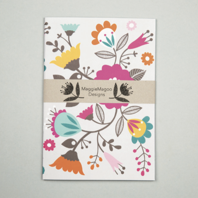 A5 NOTEBOOK RETRO FLORAL