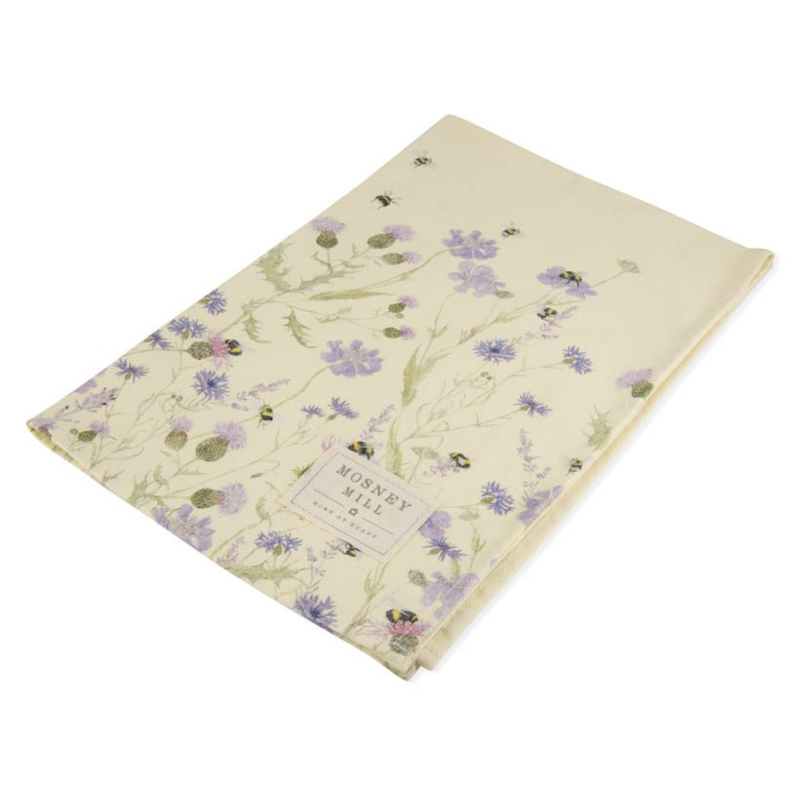 BEE & FLOWER TEA TOWEL BY MOSNEY MILL