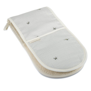 BEE & STRIPE DOUBLE OVEN GLOVES