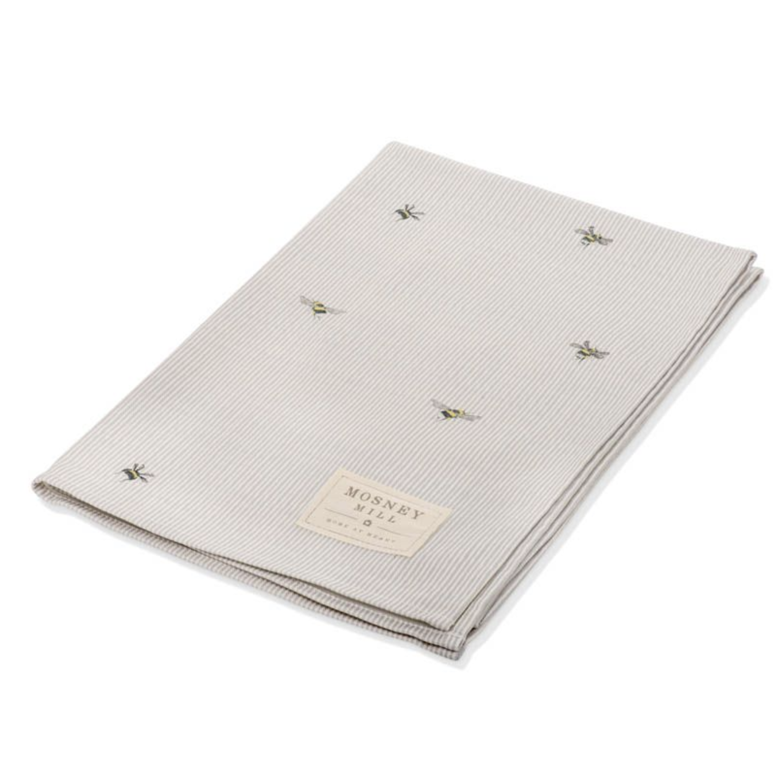 BEE & STRIPE TEA TOWEL BY MOSNEY MILL
