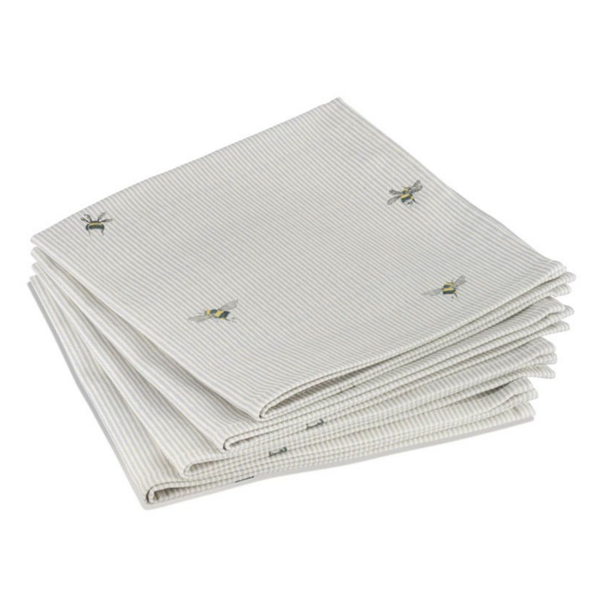 BEE & STRIPE NAPKINS - SET OF 4