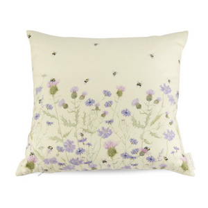 BEE & FLOWER CUSHION - DUCK DOWN FEATHER