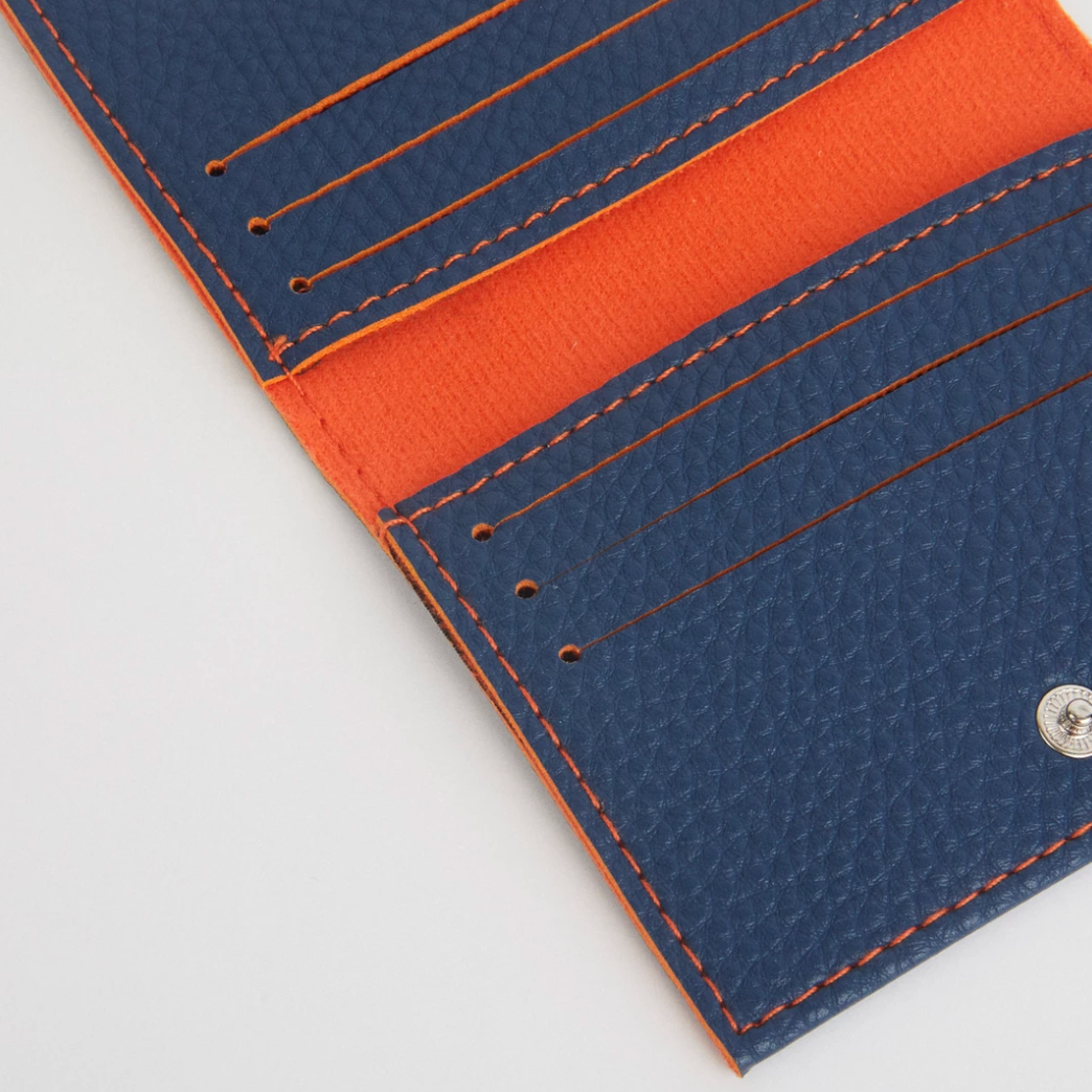 CAPE CARD VEGAN WALLET - NAVY