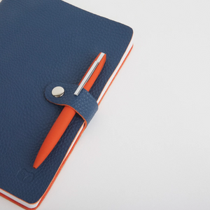 NICOBAR NOTEBOOK - NAVY/ORANGE