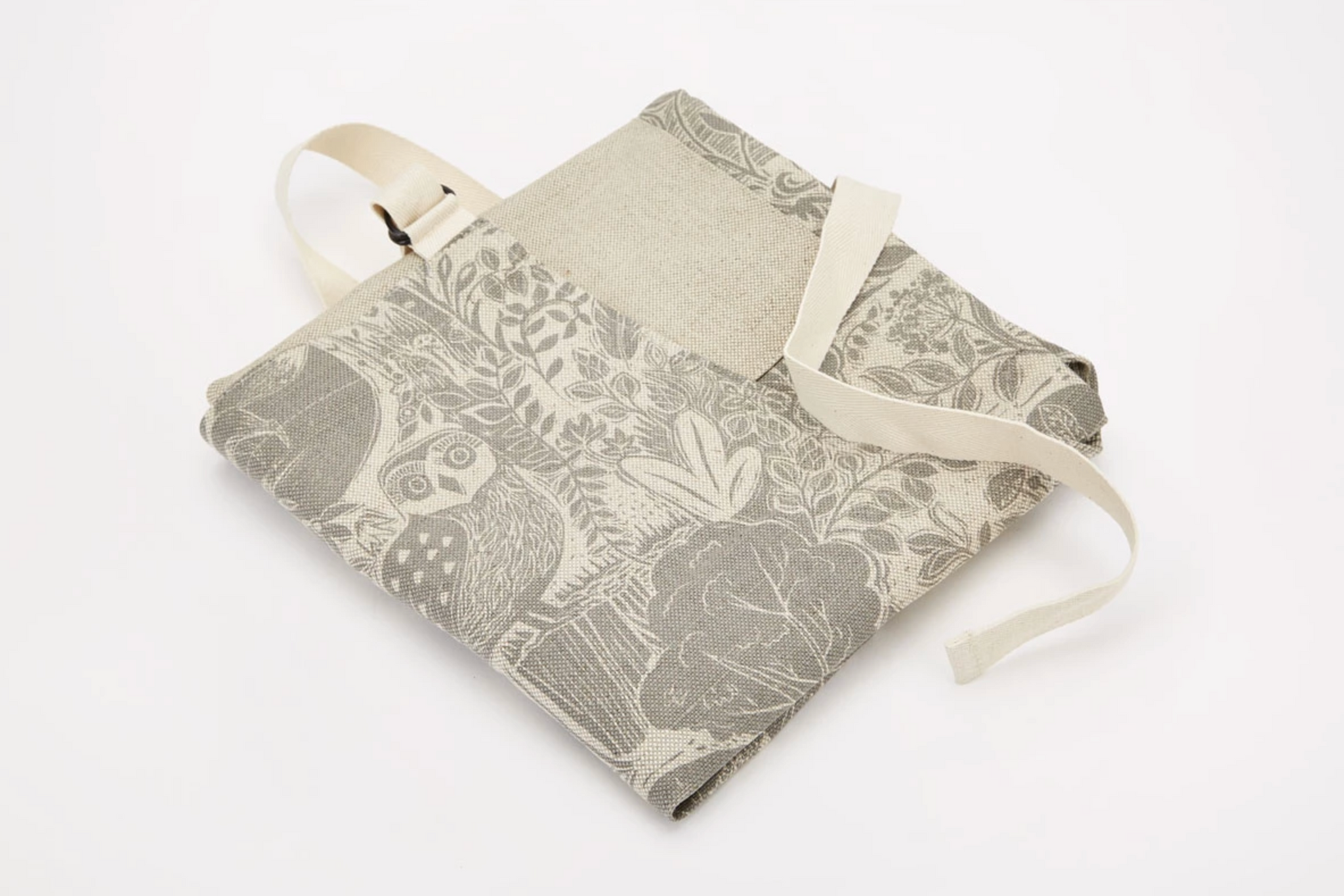 OWL AND FOX LINEN APRON BY SAM WILSON