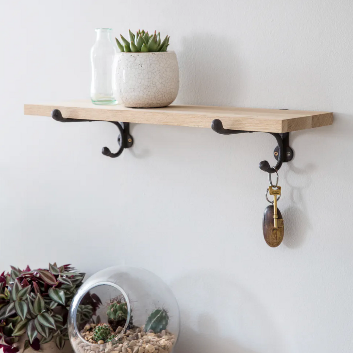 CAST IRON BRACKET SHELF - SMALL