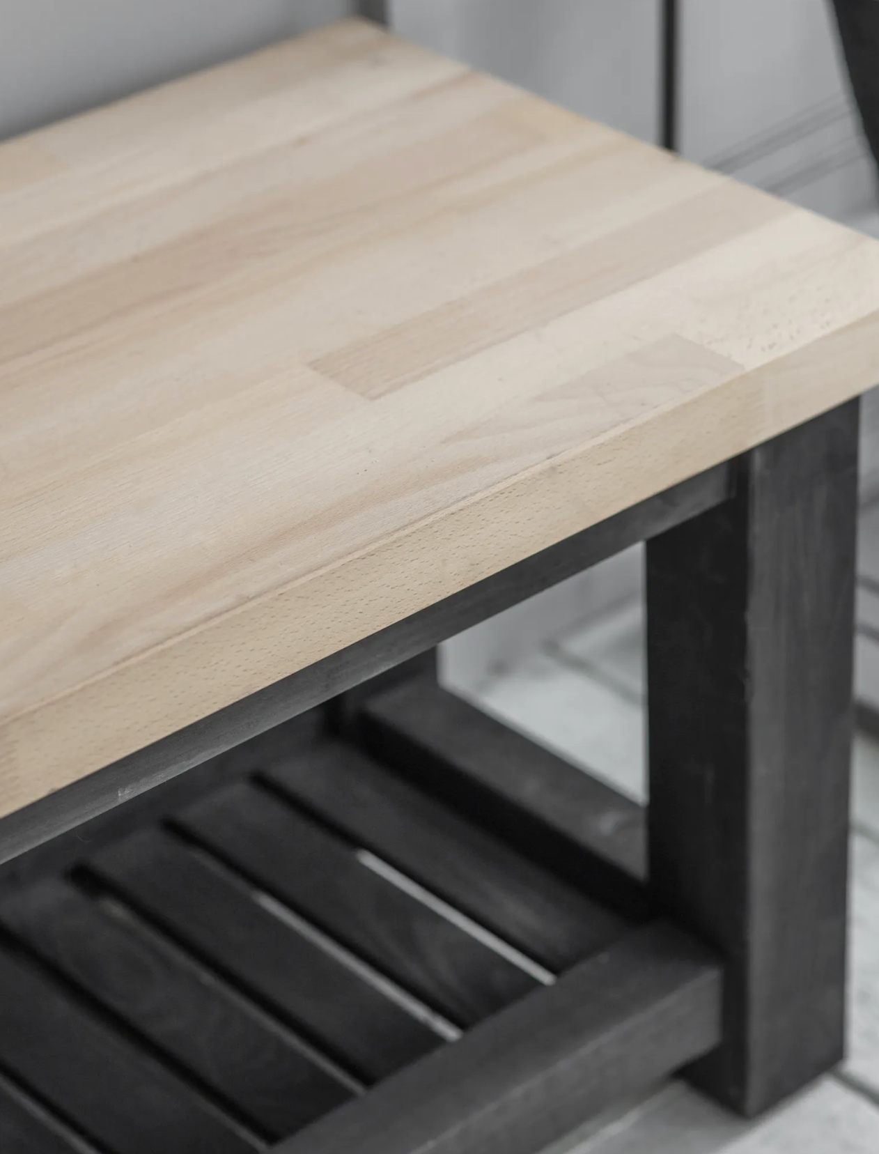 WOODEN NOTGROVE HALLWAY BENCH