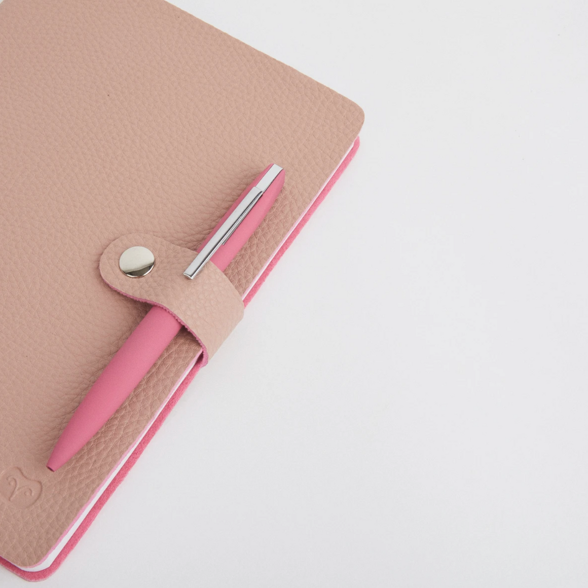 NICOBAR NOTEBOOK & PEN SET - PINK/PINK