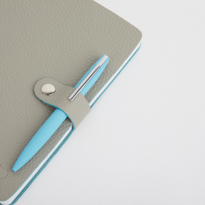 NICOBAR NOTEBOOK & PEN SET - MUSHROOM/BLUE