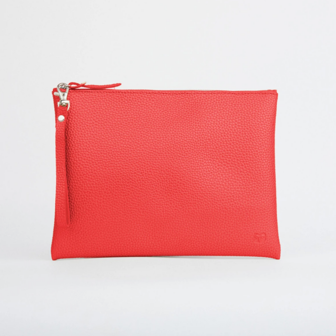 PERUVIAN CLUTCH WITH HANDLE - RED