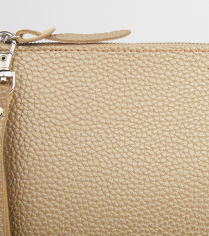 PERUVIAN CLUTCH WITH HANDLE - GOLD