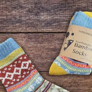 NORDIC BAMBOO SOCKS - Size 4 -7