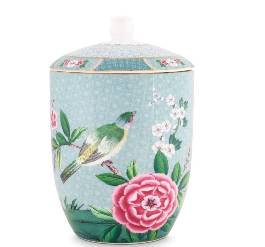 STORAGE JAR BLUSHING BIRDS BLUE - 1.5LTR