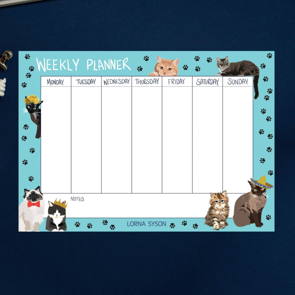CATS WEEKLY/FOOD PLANNER