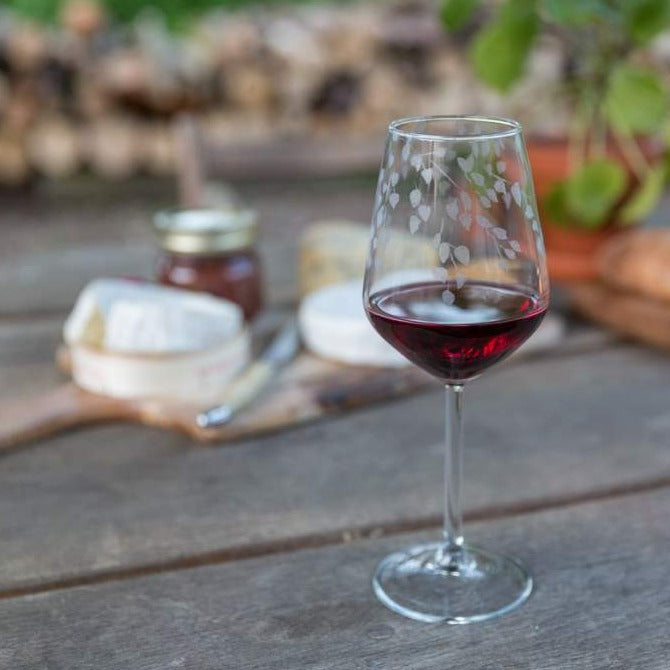 SILVER BIRCH WINE GLASSES - Feather & Twigs