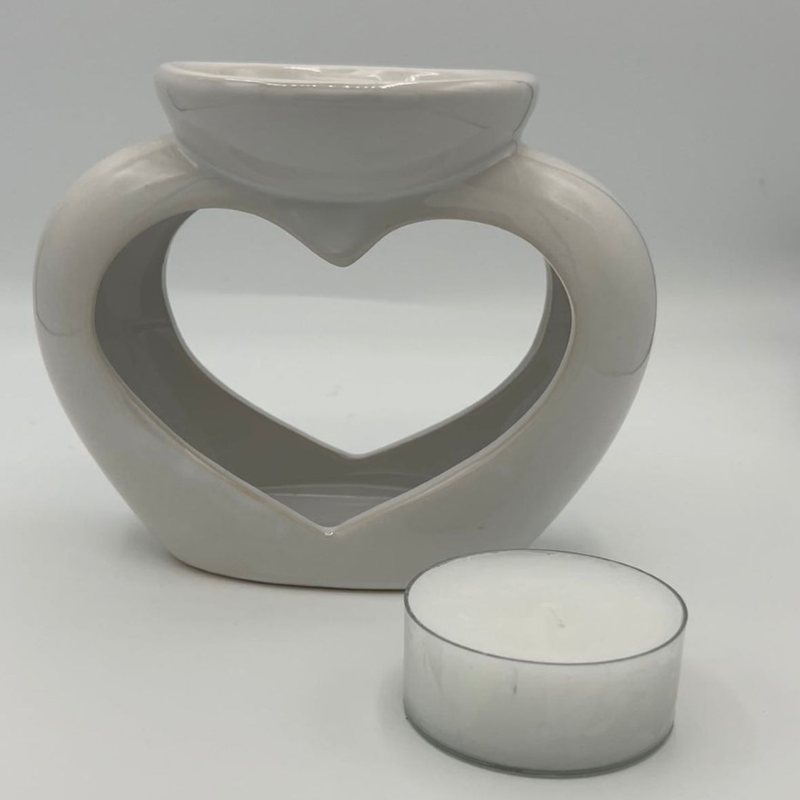HEART SHAPED CERAMIC BURNER - Feather & Twigs