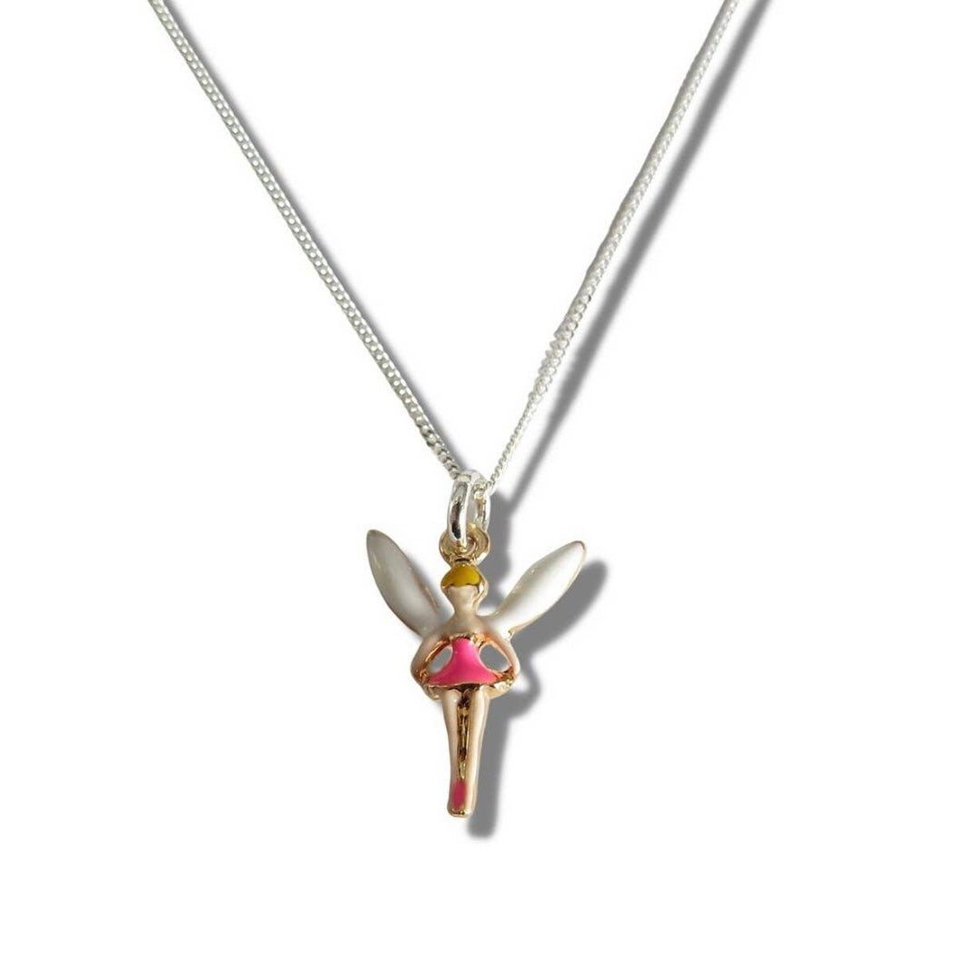 PINK FAIRY GIRLS NECKLACE - Feather & Twigs