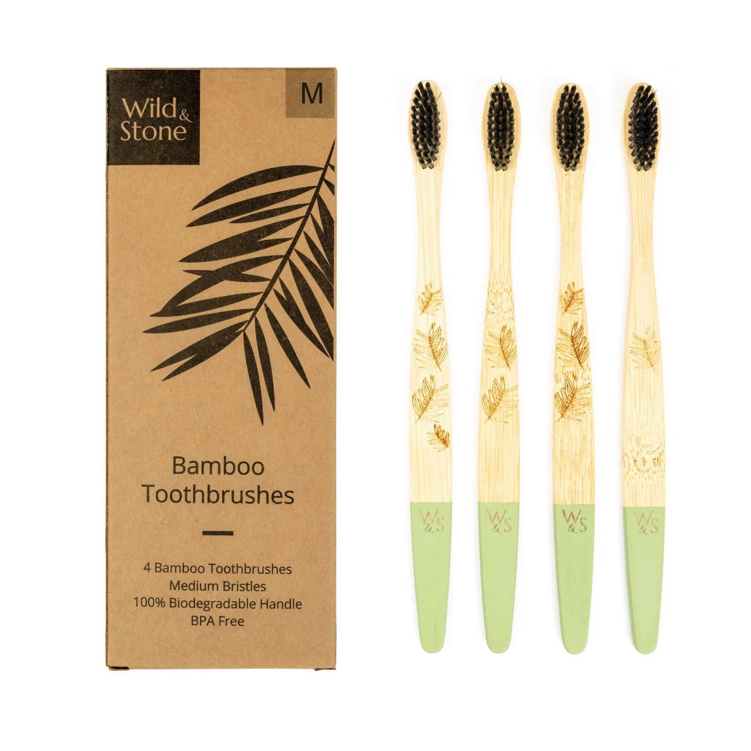 ADULT BAMBOO TOOTHBRUSHES - Feather & Twigs