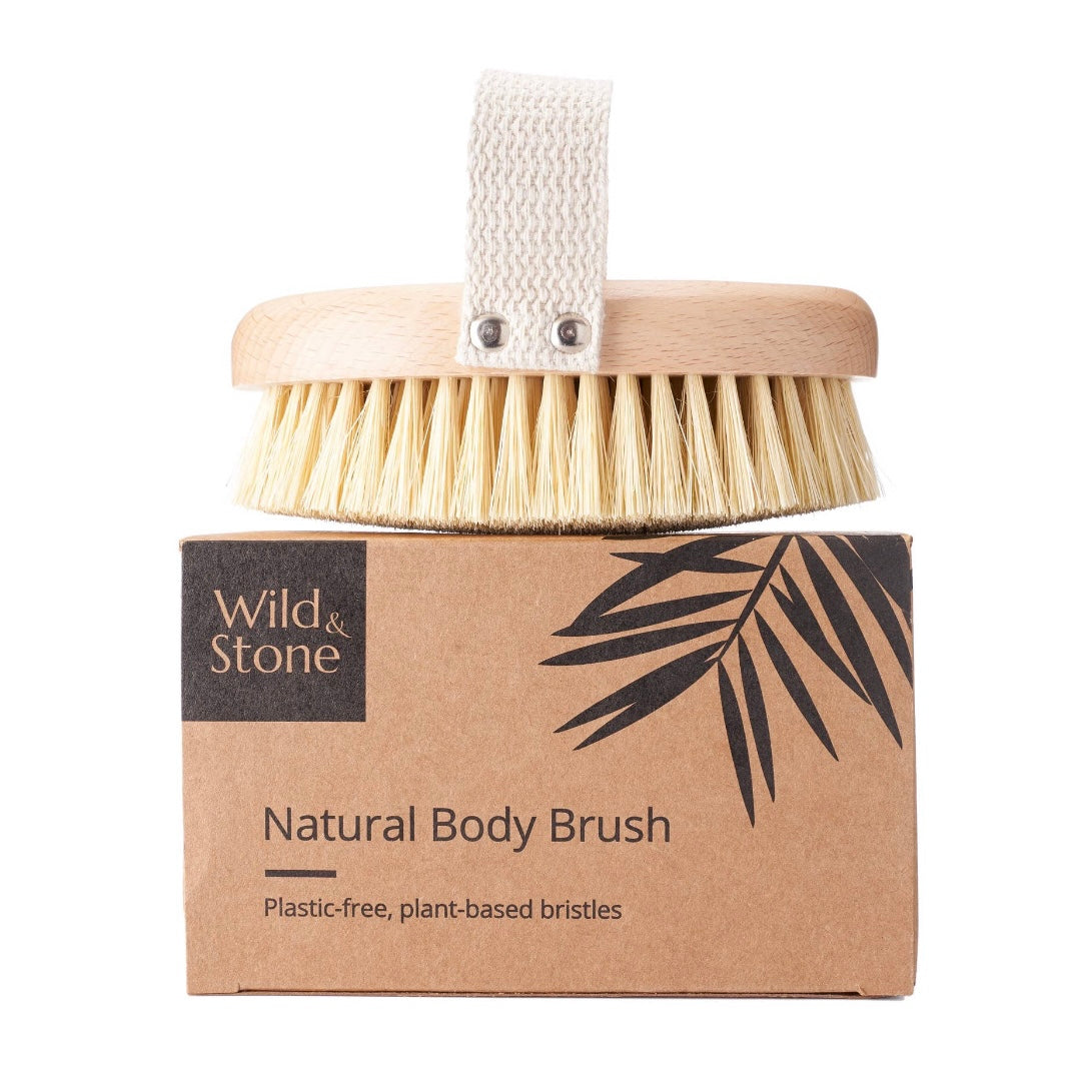 NATURAL BODY BRUSH - Feather & Twigs