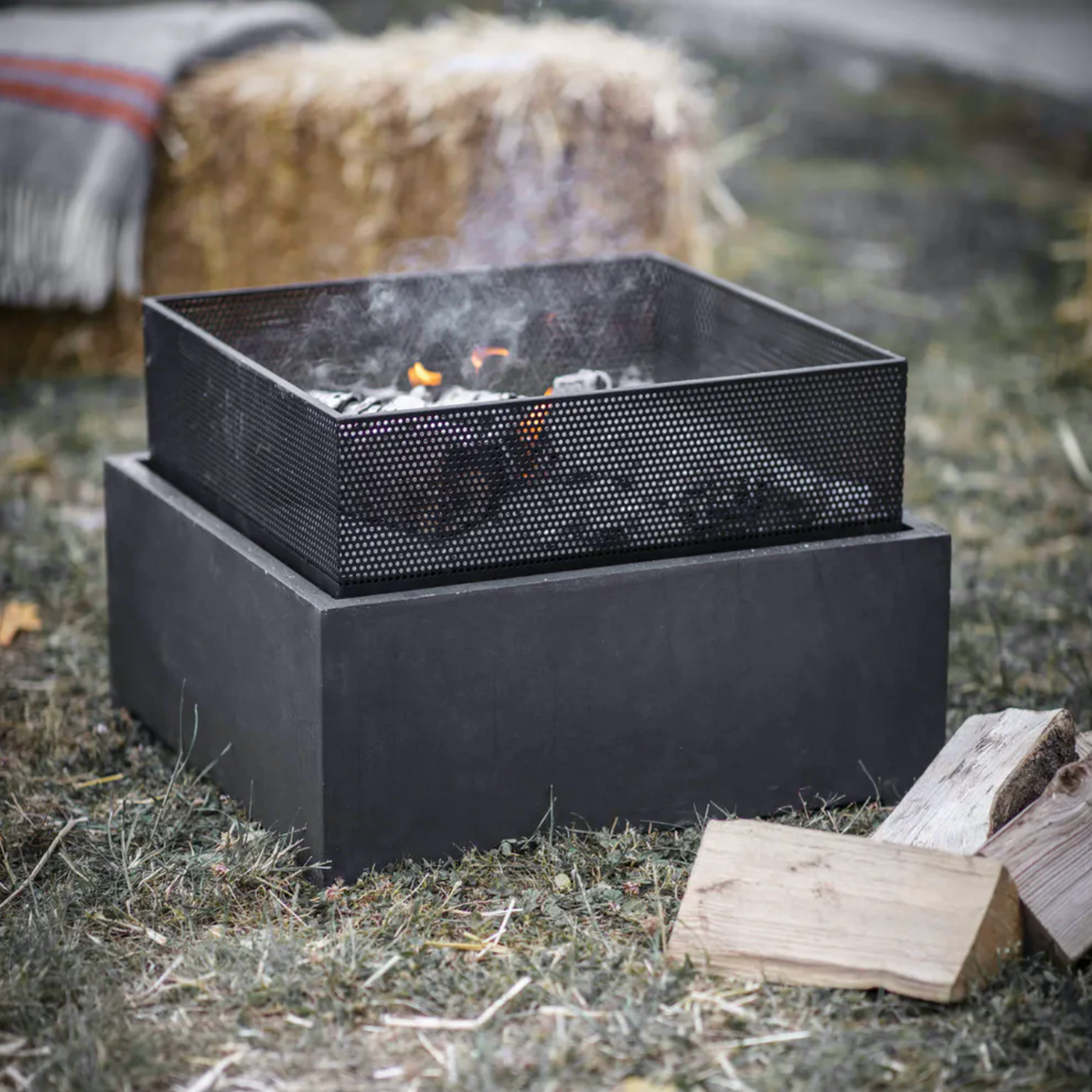 LYNEHAM SQUARE FIRE PIT - Feather & Twigs