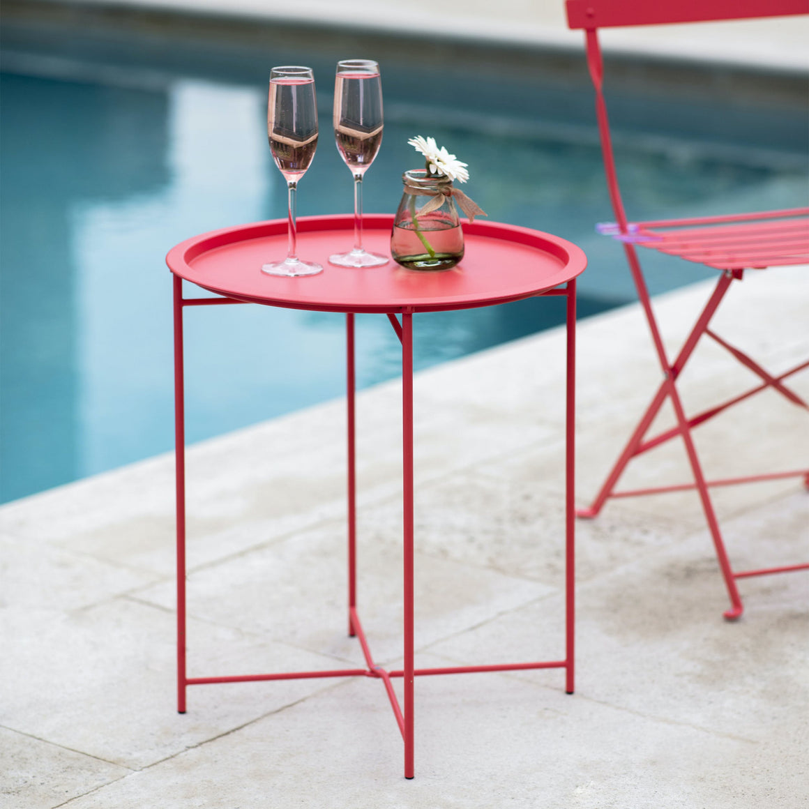 RIVE DROITE BISTRO TRAY TABLE - VARIOUS COLOURS *** ENQUIRE *** - Feather & Twigs