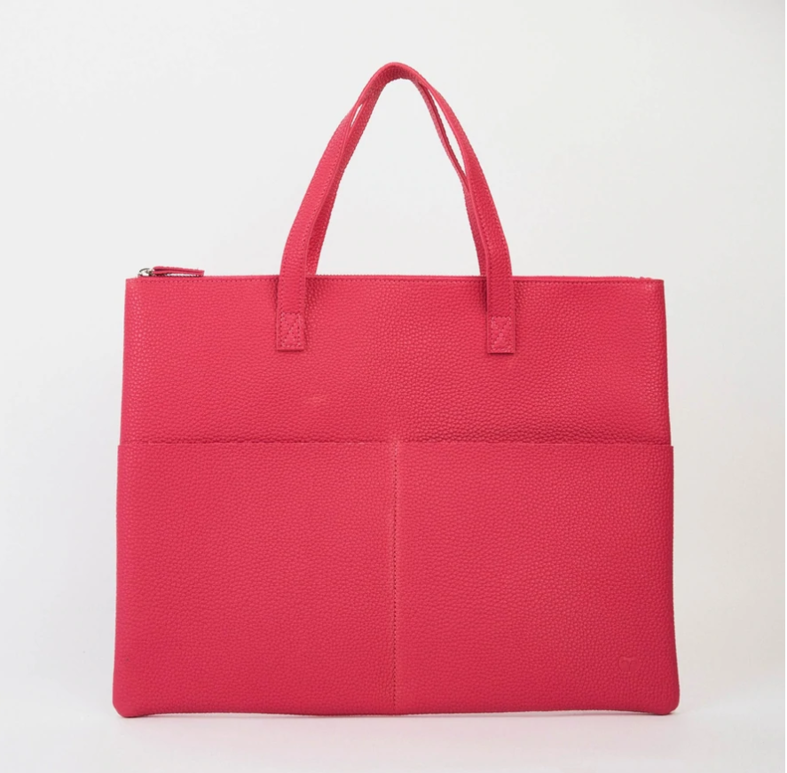 TUCUMAN TOTE BAG - MAGENTA - Feather & Twigs